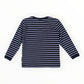 Bear Striped Top | Blue