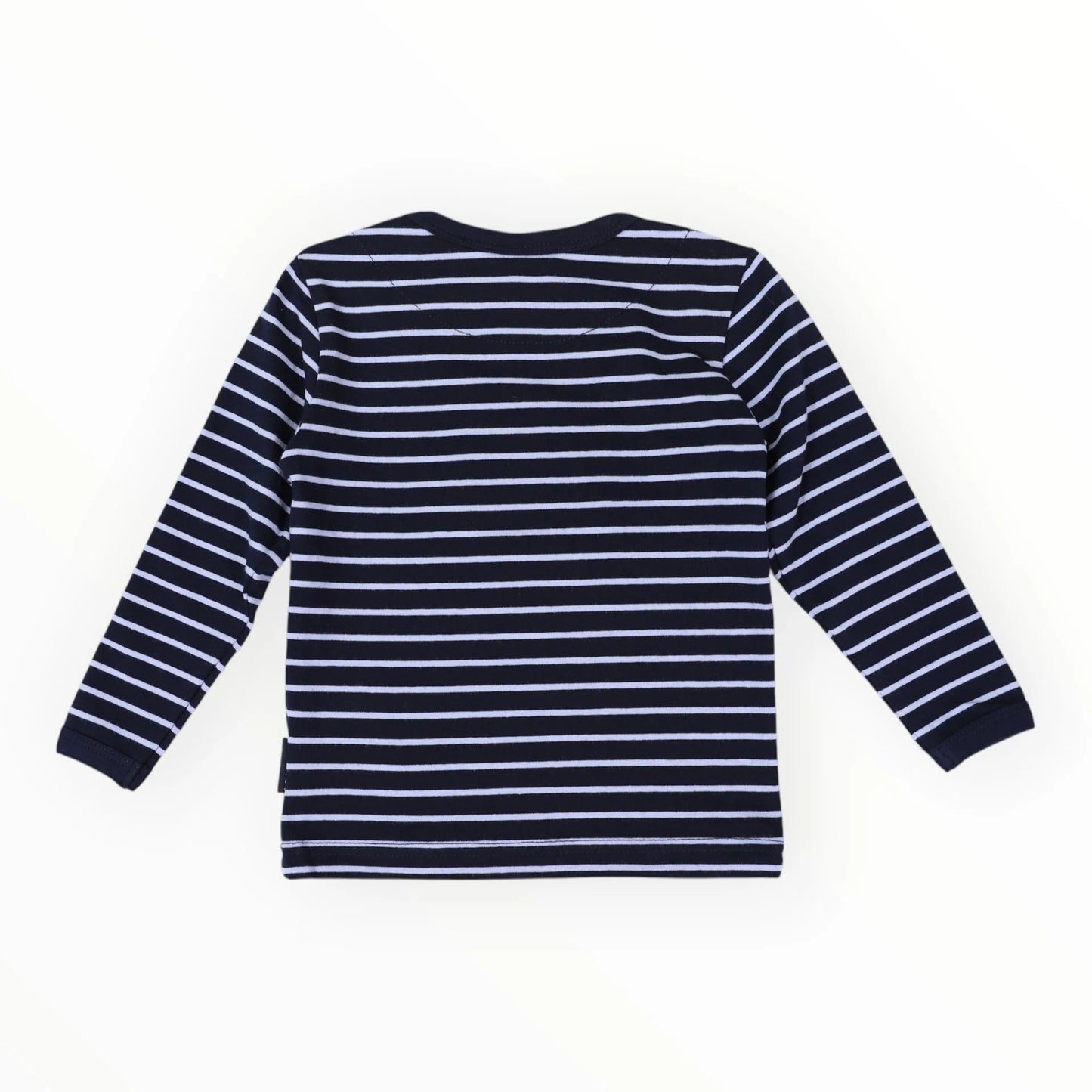Bear Striped Top | Blue