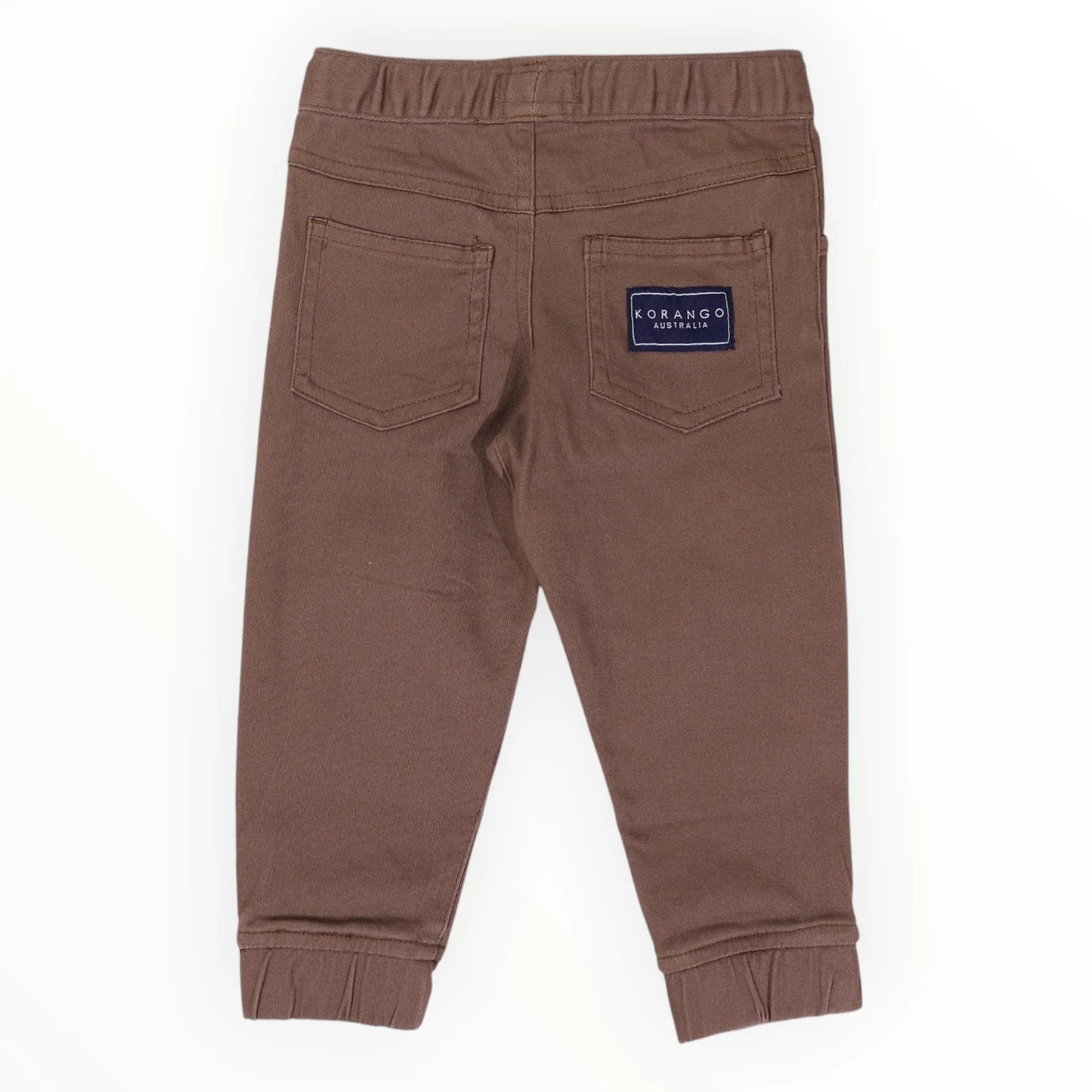 Soft Stretch Twill Pant | Brown