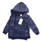 Fleck Knit Zip Jacket - Blue
