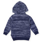 Fleck Knit Zip Jacket - Blue