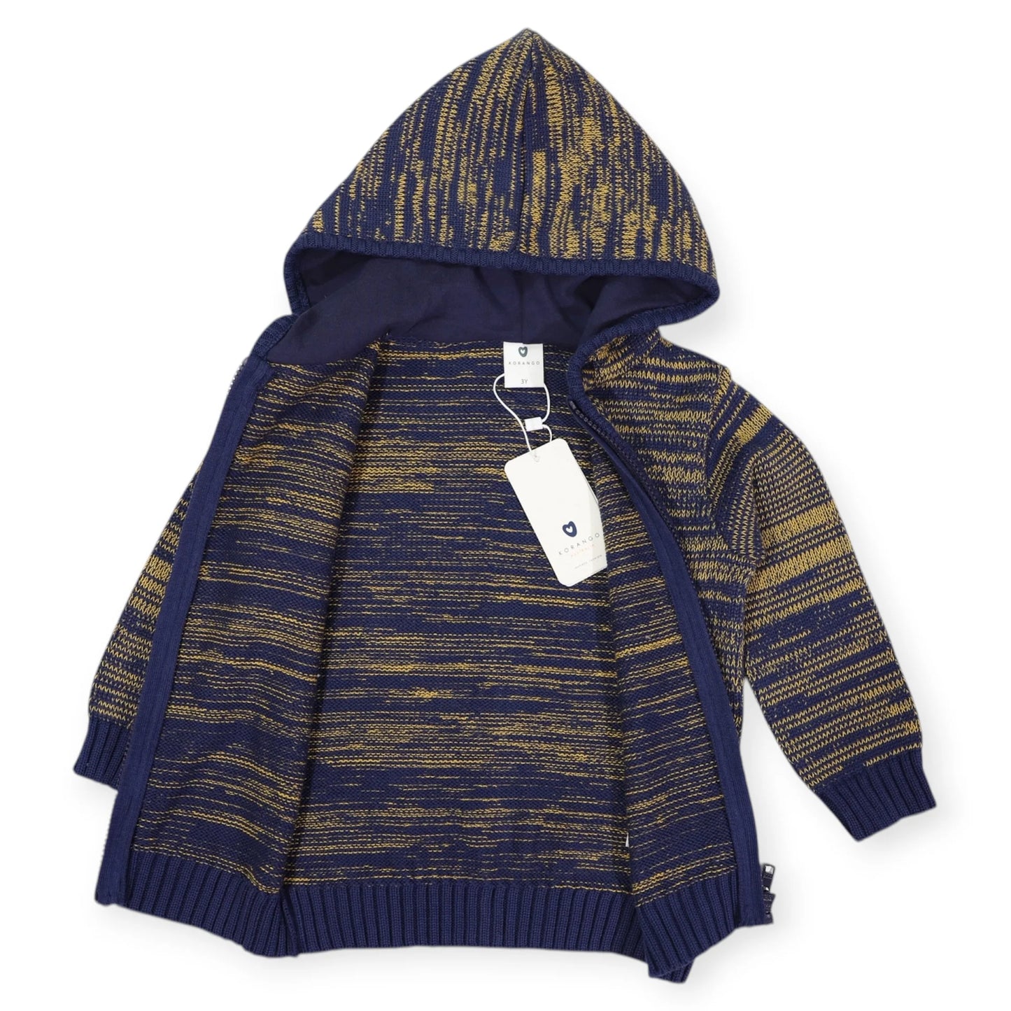 Fleck Knit Zip Jacket - Charcoal