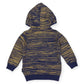 Fleck Knit Zip Jacket - Charcoal