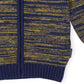 Fleck Knit Zip Jacket - Charcoal