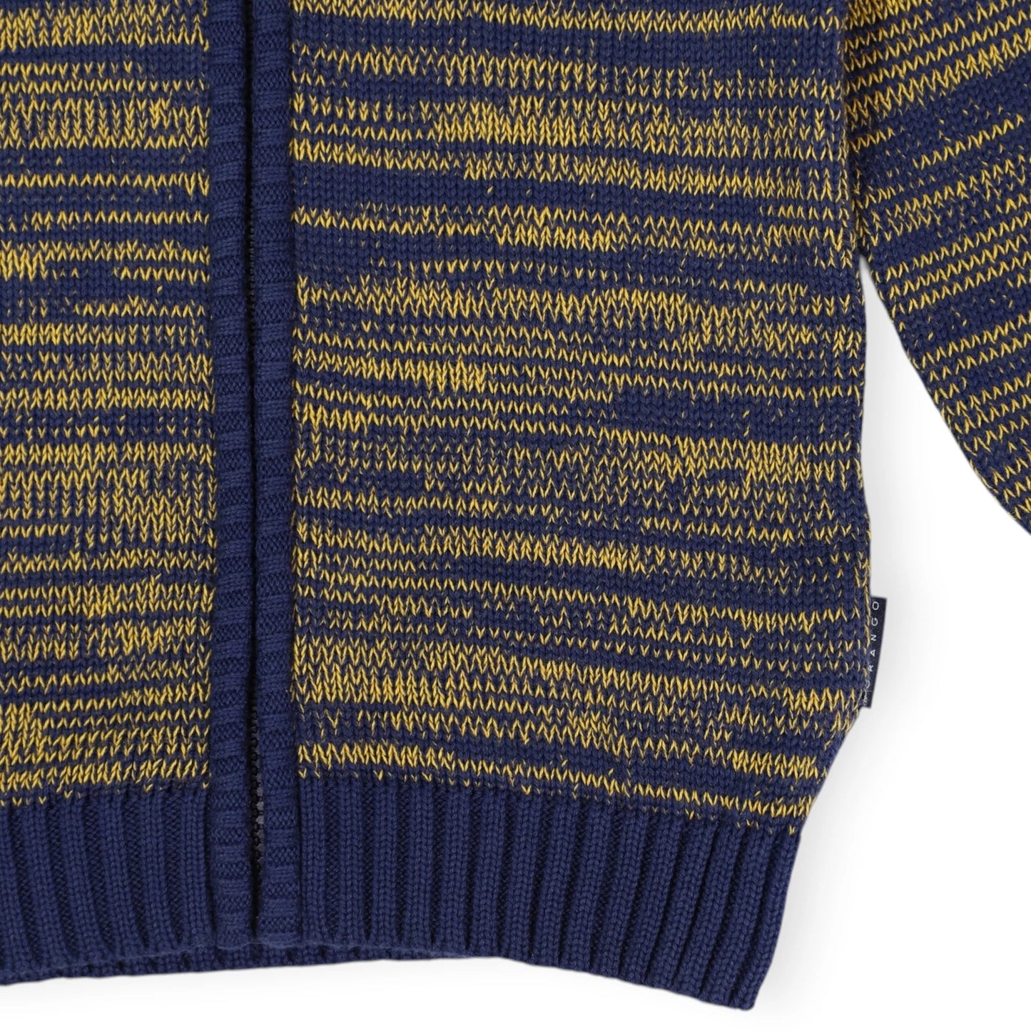 Fleck Knit Zip Jacket - Charcoal
