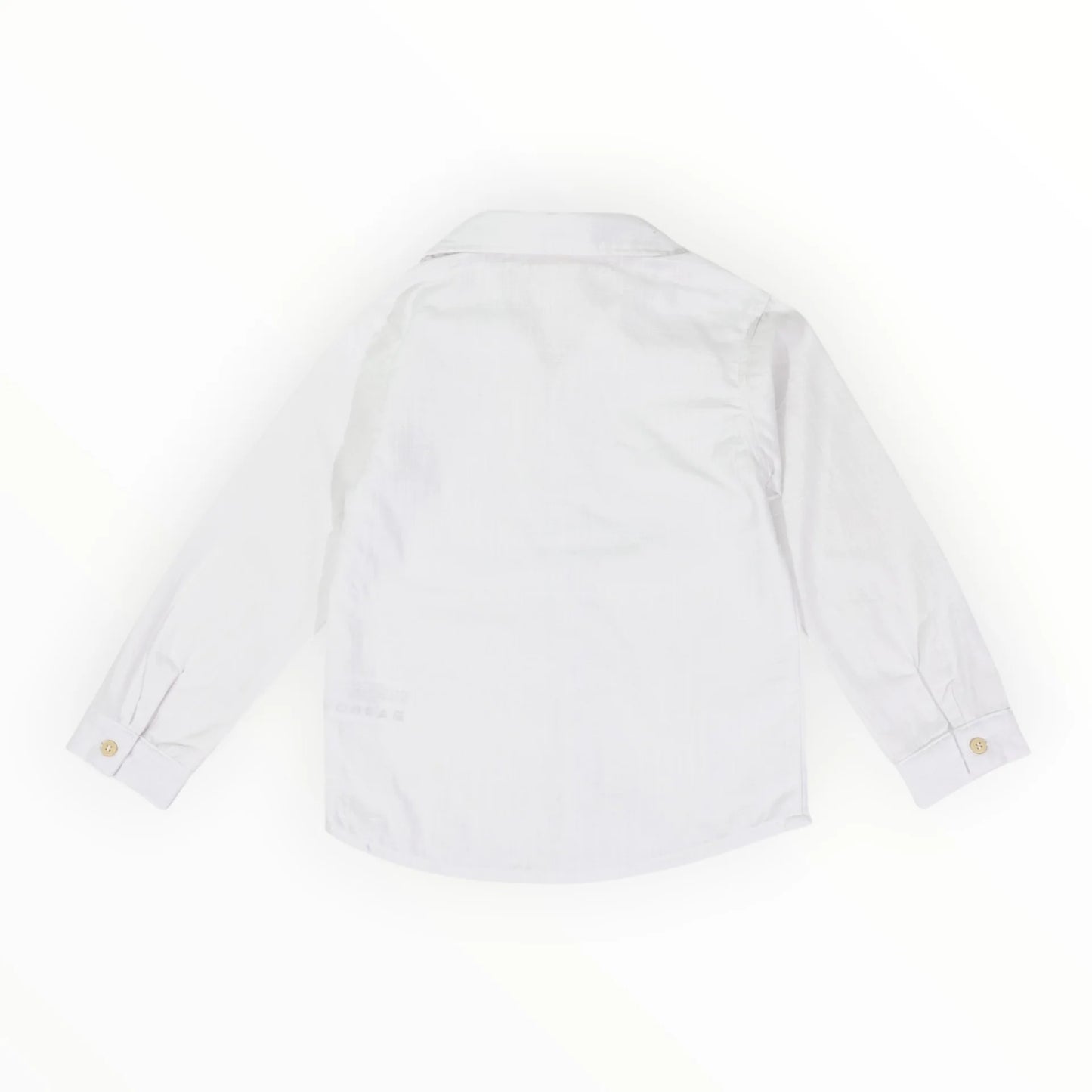 Soft Cotton Textured Shirt | White