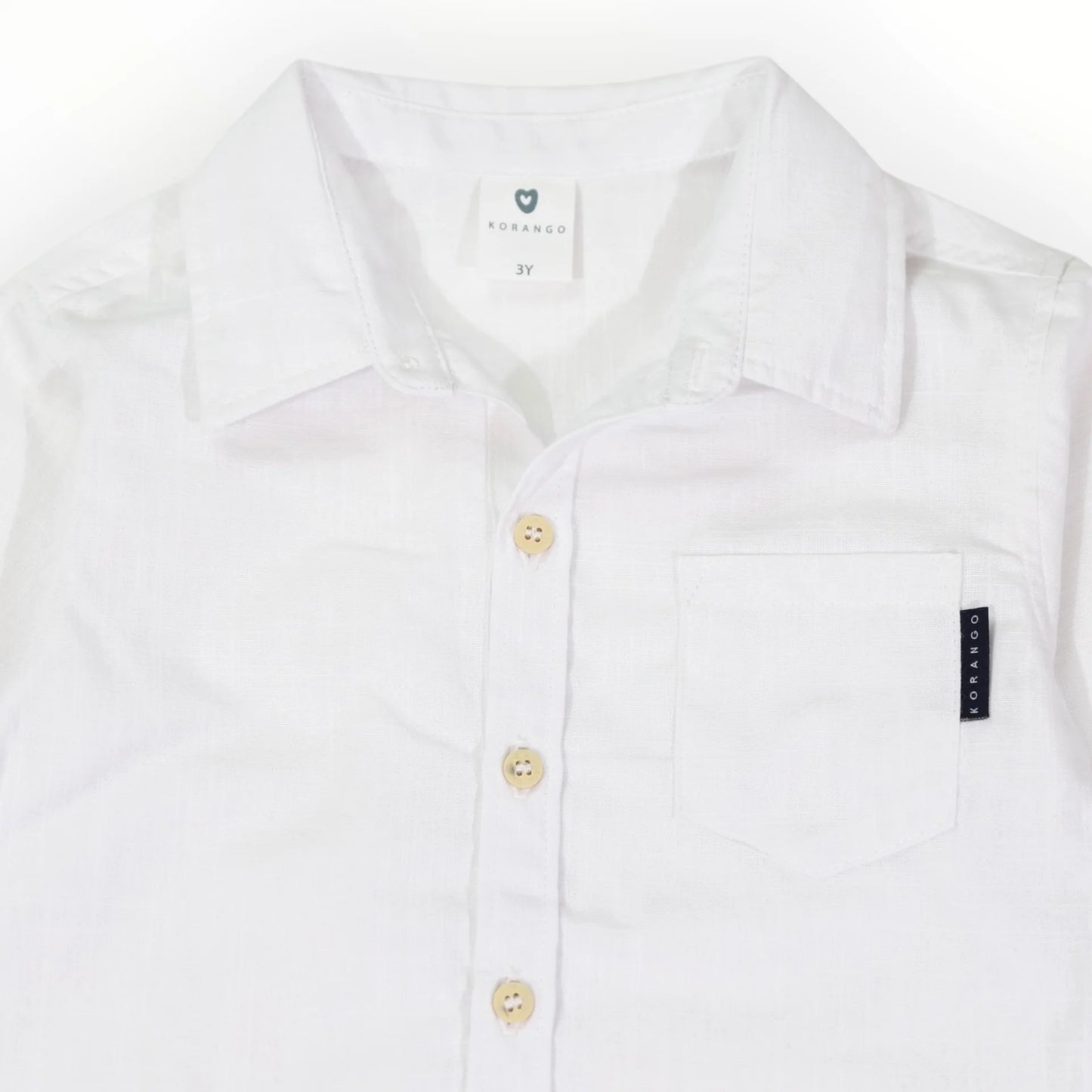 Soft Cotton Textured Shirt | White