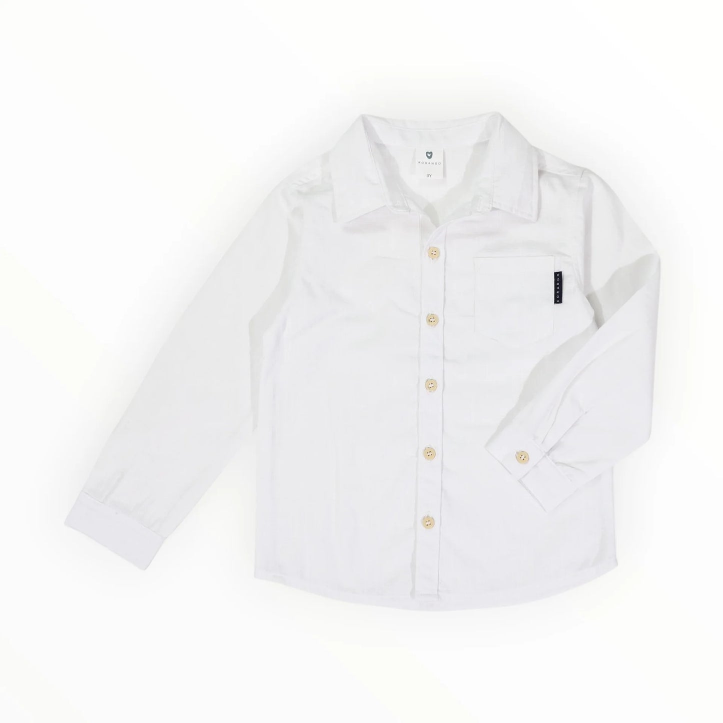 Soft Cotton Textured Shirt | White