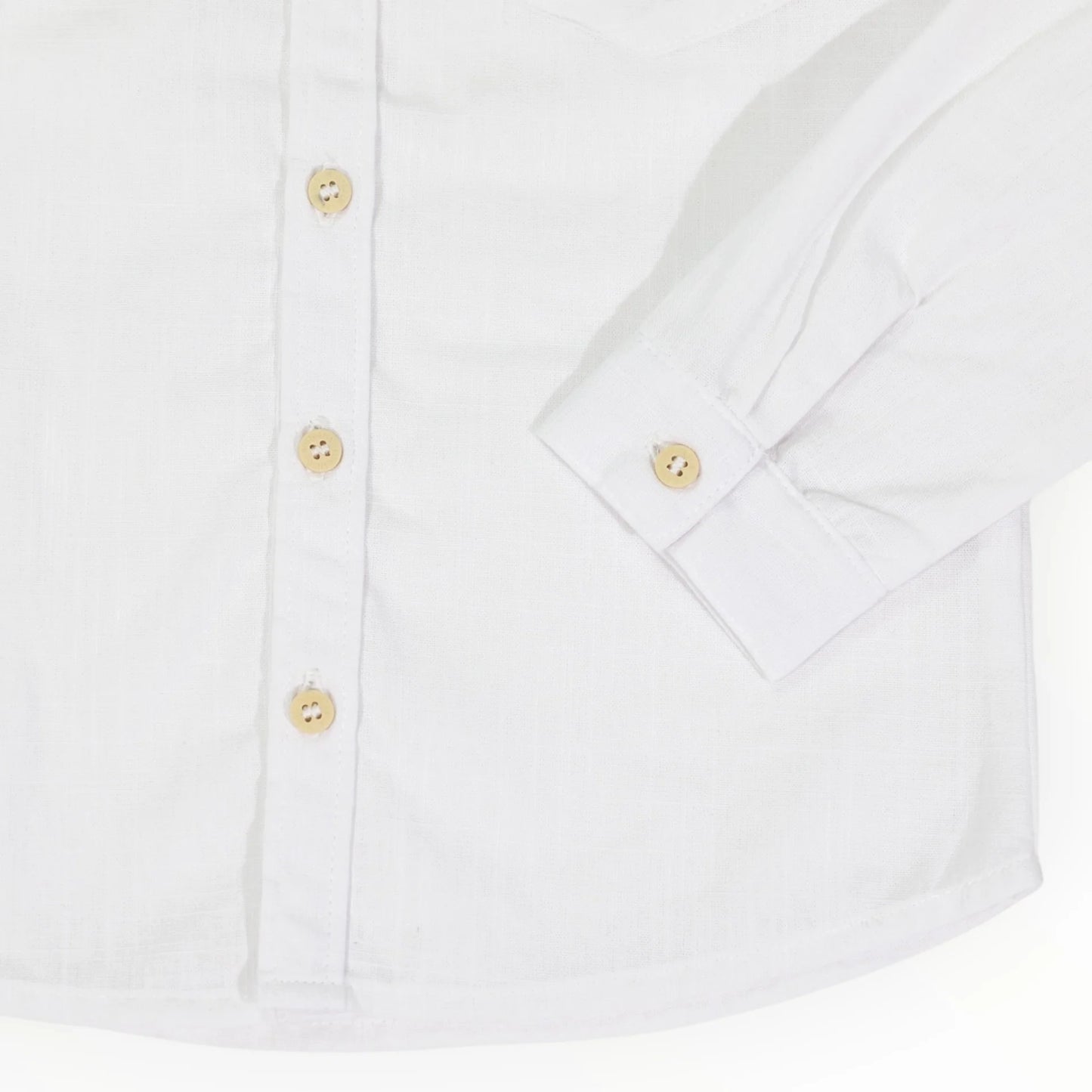 Soft Cotton Textured Shirt | White