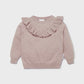 Wild Rose Pointelle Ruffle Knit Jumper