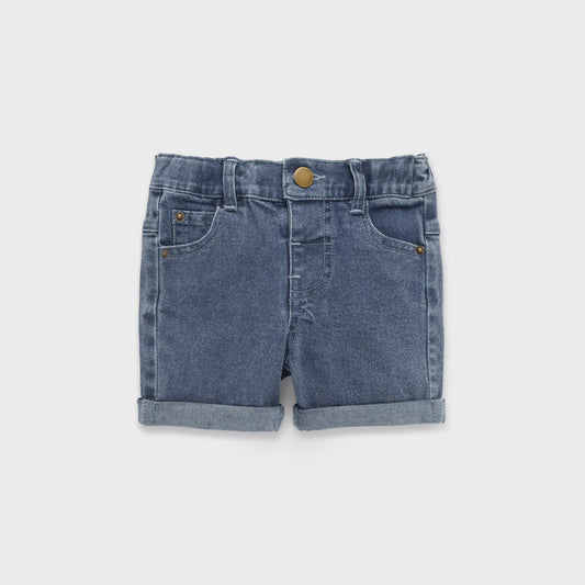 Dark Denim Shorts