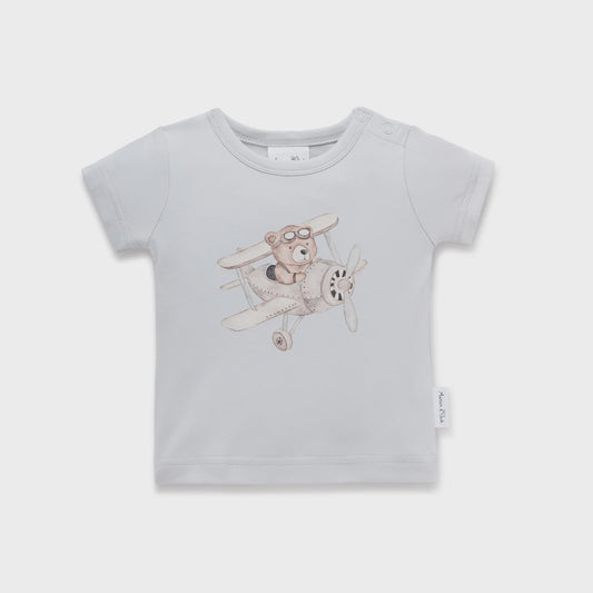 Flying Oli Bear Print Tee