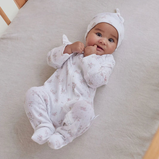 Posie Floral Zip Romper