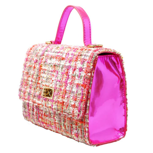 Tweed Pink Handbag