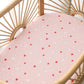 Little Hearts Organic Fitted Cot Sheet