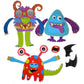 Bath Stickers – Silly Monsters
