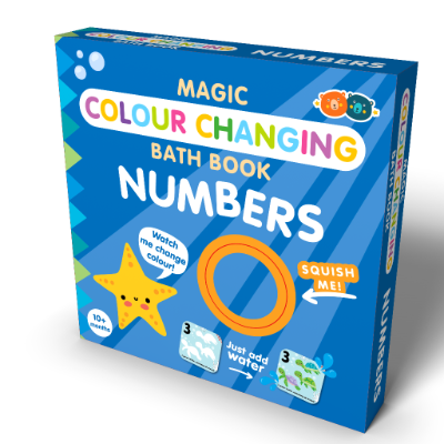 Magic Colour Changing Bath Book – Numbers
