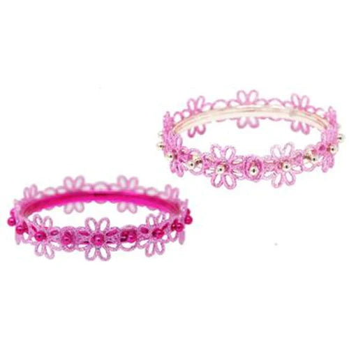 Glitter Flower Bangle V2