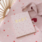Little Hearts Organic Fitted Cot Sheet