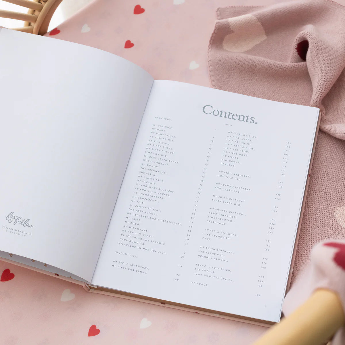 Baby Book Little Hearts - 3rd Edition