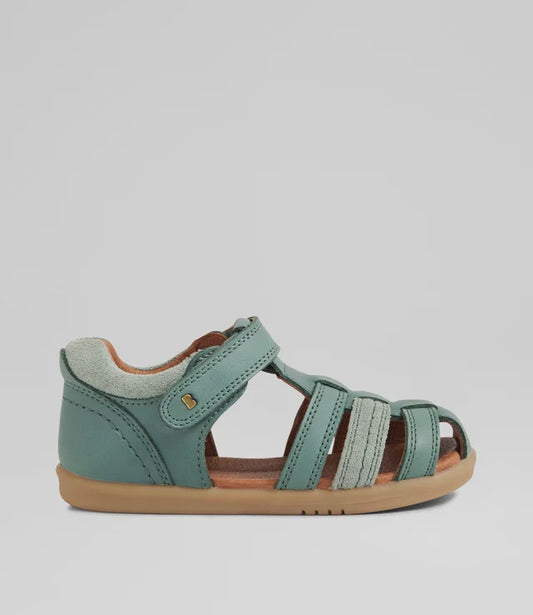 Kp Roam Junior Iceberg Green Leather Flat Shoes