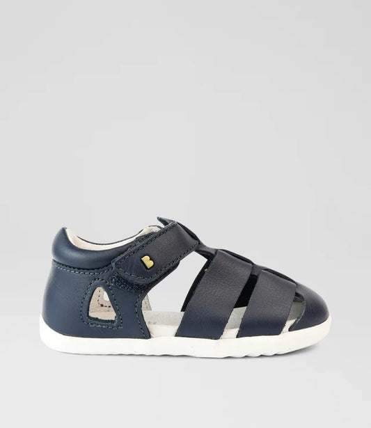SU Tidal Navy leather sandel