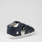 SU Tidal Navy leather sandel
