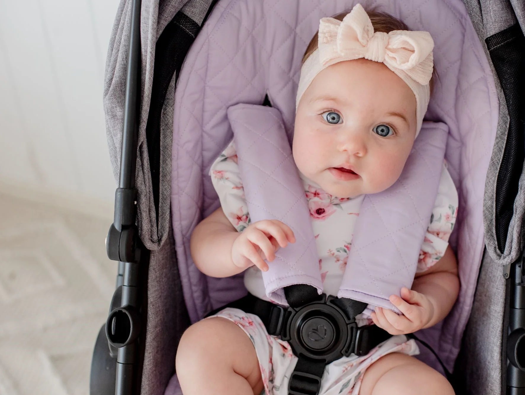 Universal Quilted Pram Liner Lavender Haze