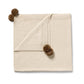 Organic Knitted Bubble Blanket - Cream