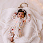 Bamboo Zipsuit - Sweet Florals