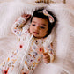 Bamboo Zipsuit - Sweet Florals