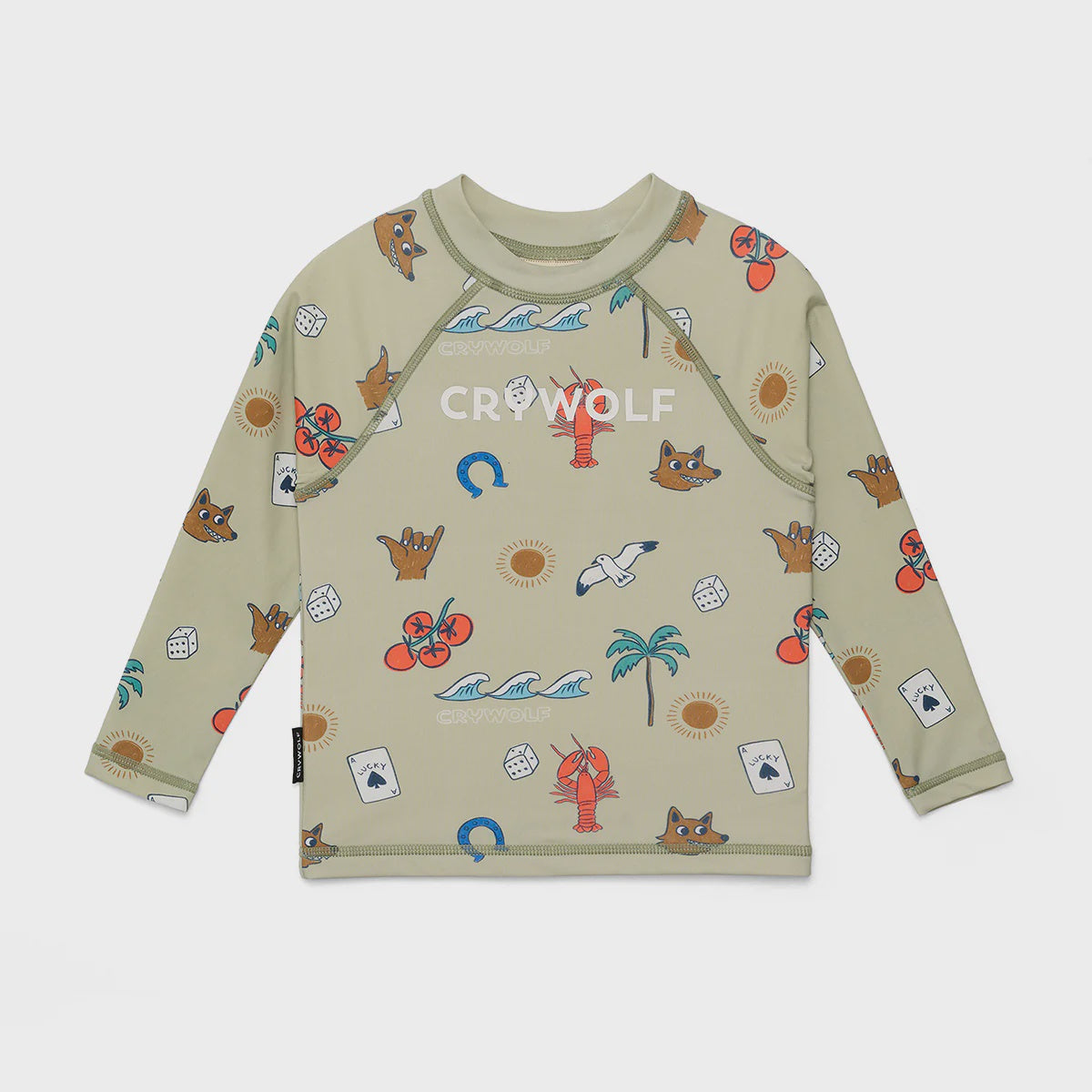 BABY RASH VEST Lucky Days Sage