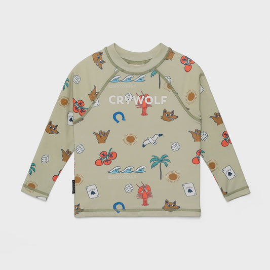 BABY RASH VEST Lucky Days Sage