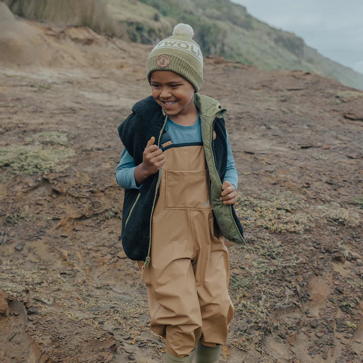 RAIN OVERALLS Tan