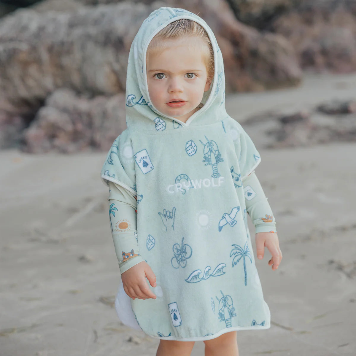 BABY HOODED TOWEL Lucky Days