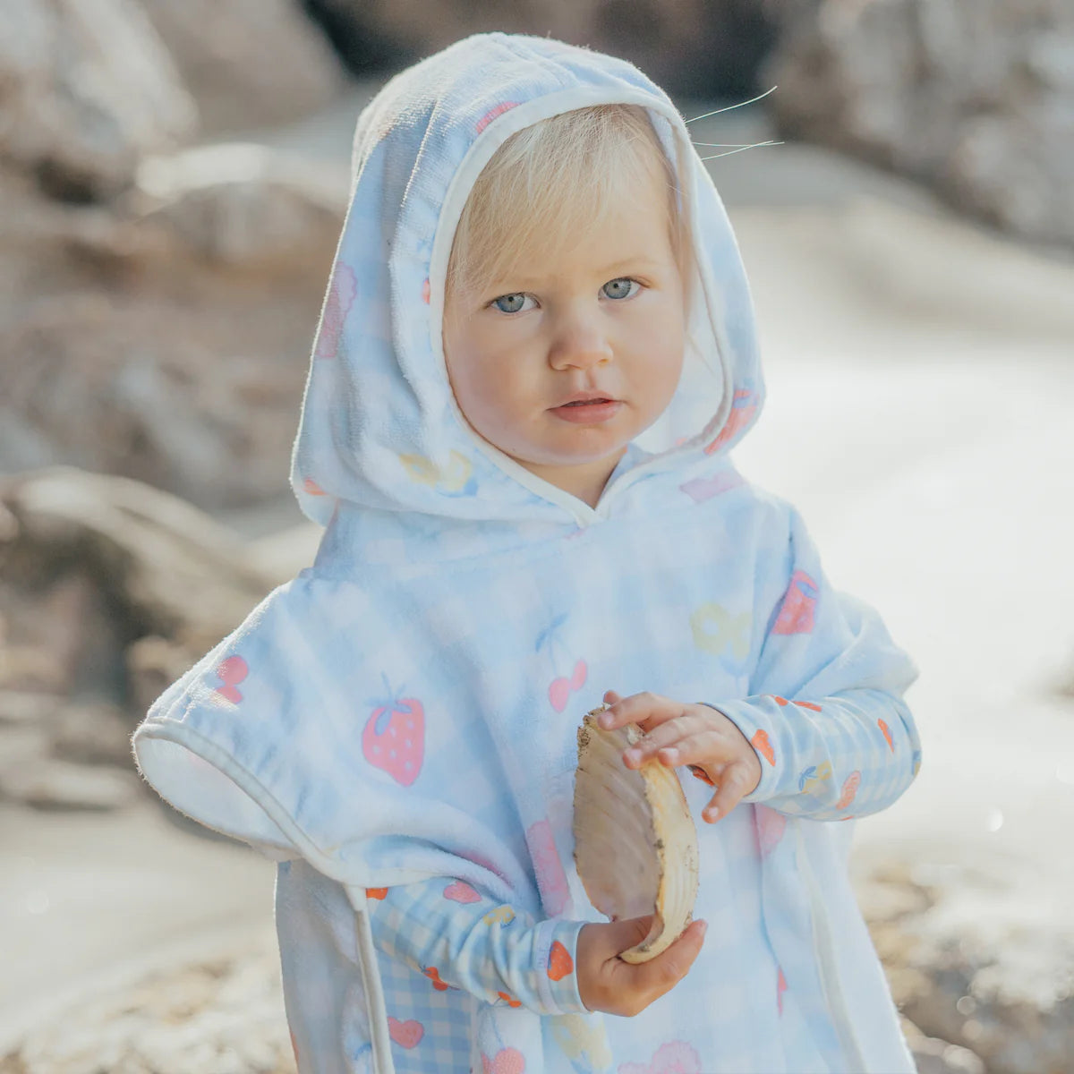 BABY HOODED TOWEL Lucky Picnic