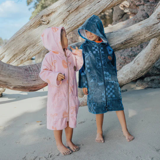 EVERYWHERE ZIP-UP TOWEL Navy