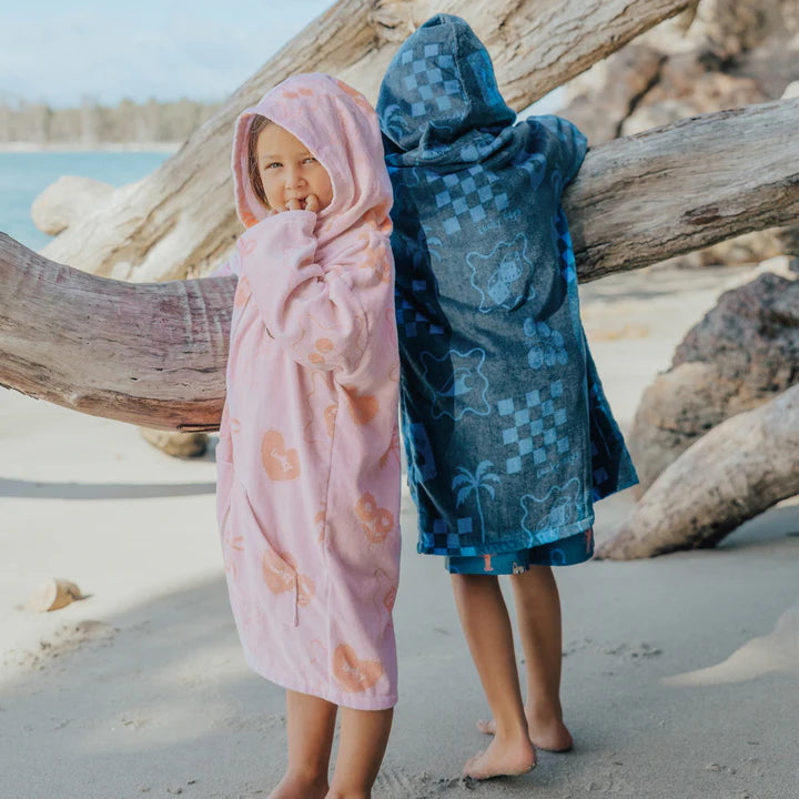 EVERYWHERE ZIP-UP TOWEL Navy