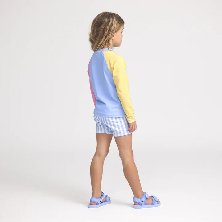 LONG SLEEVE RASH VEST Pop Colourblock