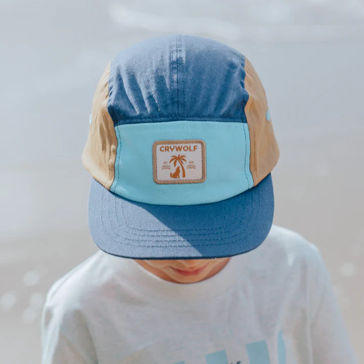 LUCKY CAP Navy Colourblock