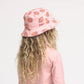 REVERSIBLE BUCKET HAT Strawberry Splash