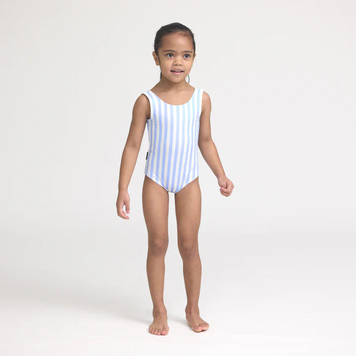 SWIMSUIT Sky Blue Stripe