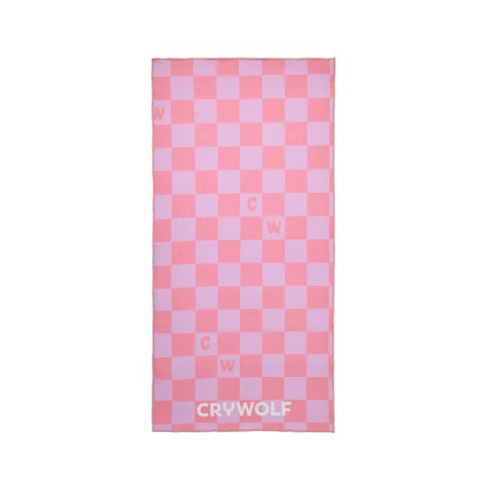 RAPID DRY TOWEL Flamingo Check