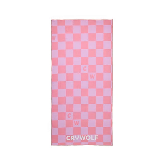 RAPID DRY TOWEL Flamingo Check