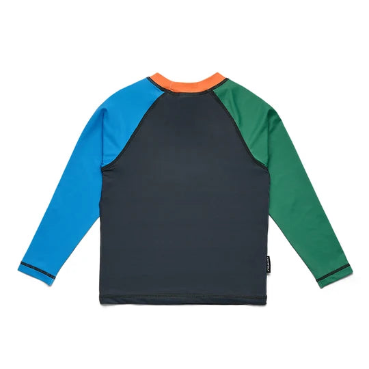 LONG SLEEVE RASH VEST Seaside Colourblock