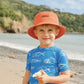 REVERSIBLE BUCKET HAT Sunset Check