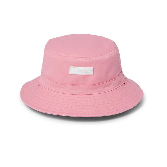 REVERSIBLE BUCKET HAT Flamingo Stripe