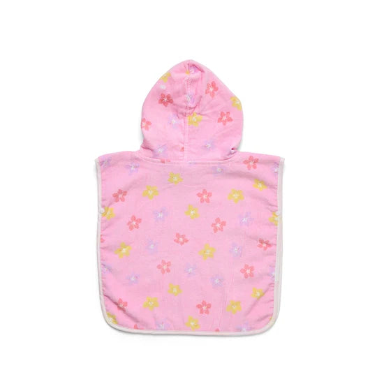 BABY HOODED TOWEL Hibiscus Bloom