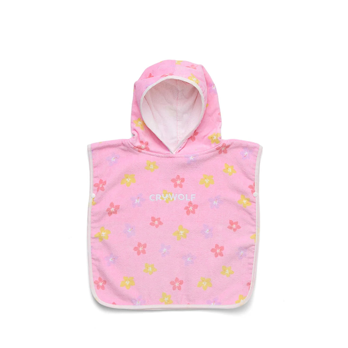 BABY HOODED TOWEL Hibiscus Bloom