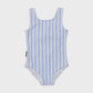SWIMSUIT Sky Blue Stripe